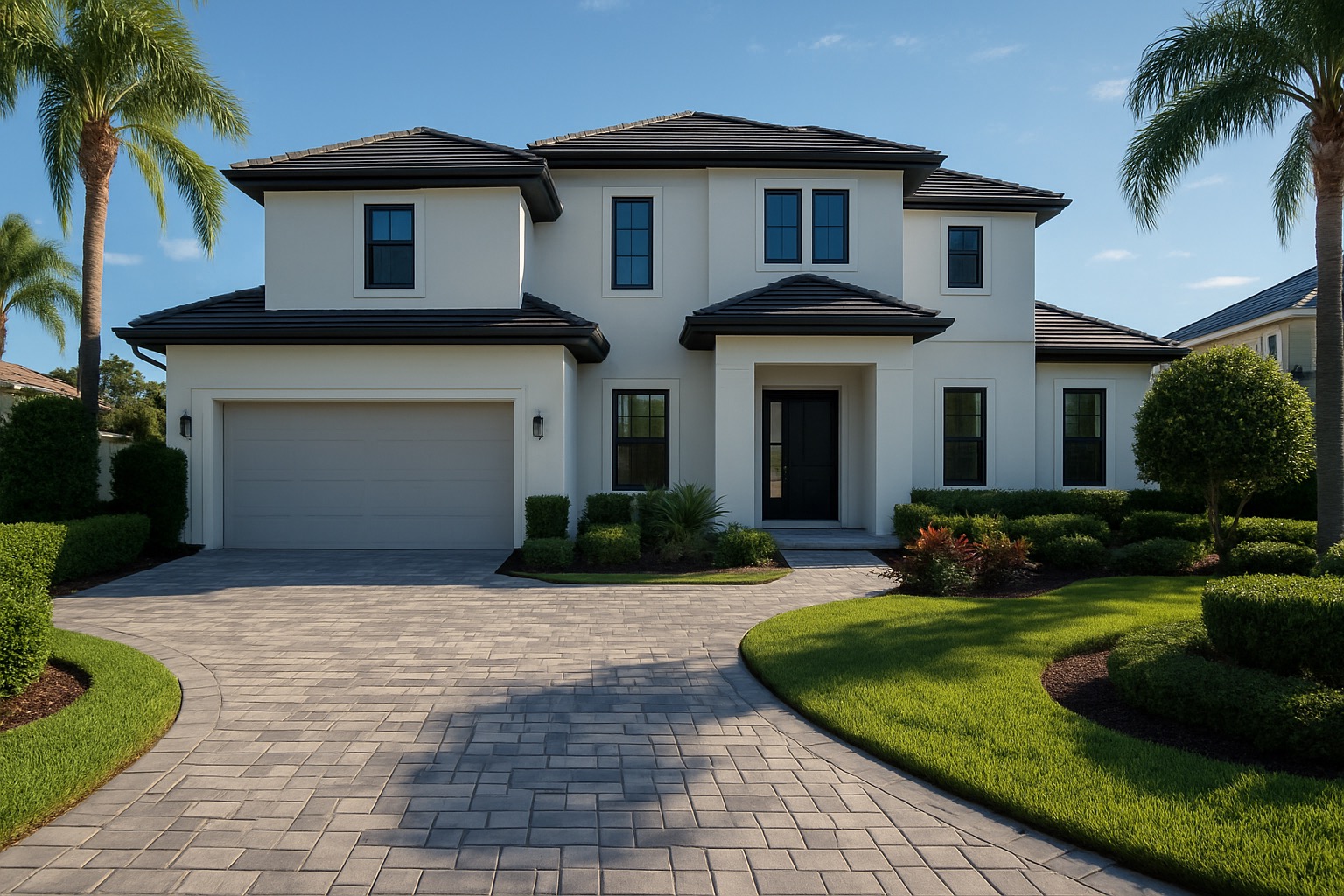 Paver driveway near Winter Garden, FL