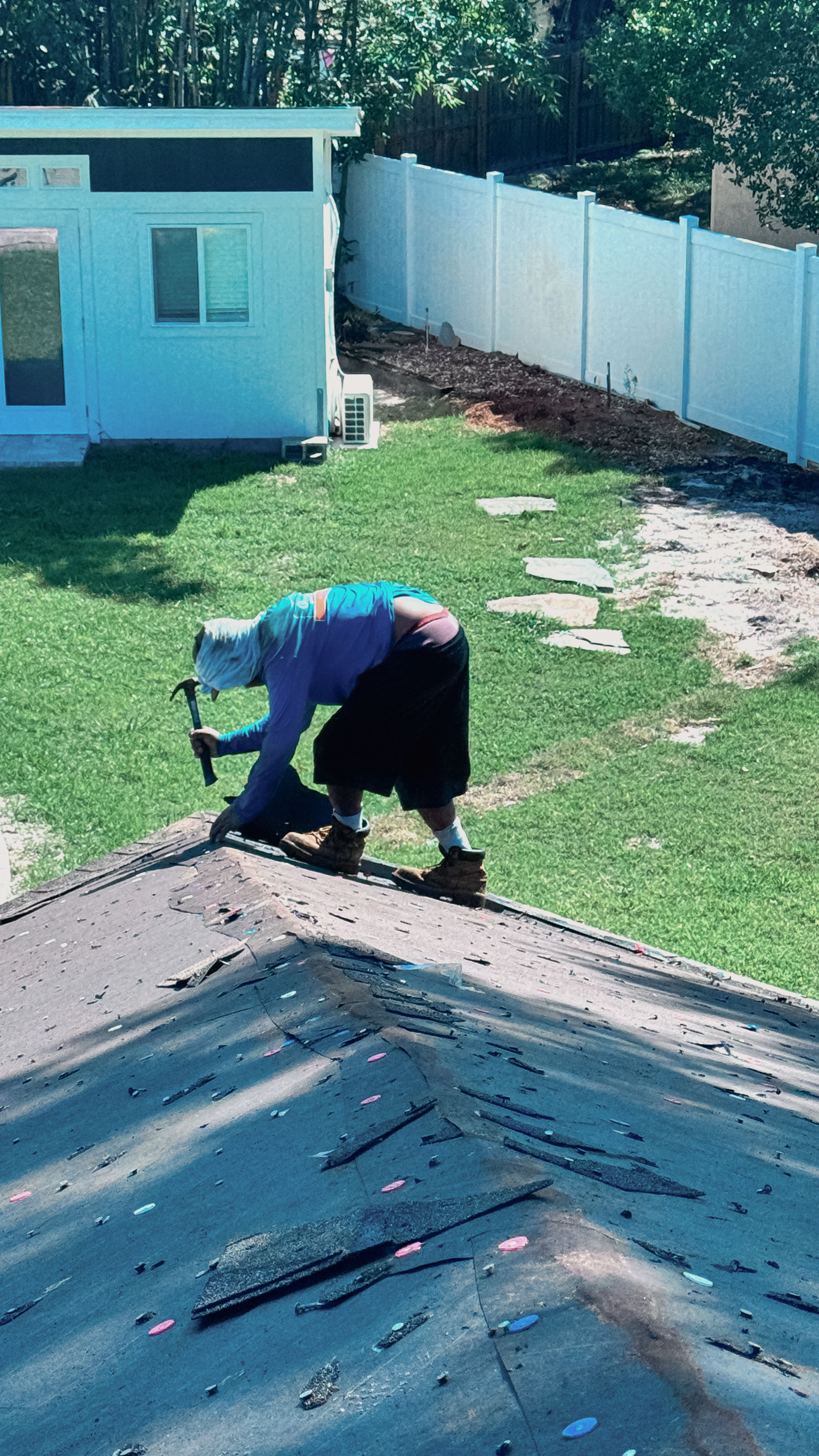 Roofing detail work